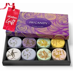 Shower Steamers Aromatherapy Birthday Gifts for Women - SWCANDY 8 Pcs Valentines Day Gifts for Her Mom Men Teen Adults Bath Bombs Self Care with Natural Essential Oils Relaxation Home SPA Mothers Day SWCANDY