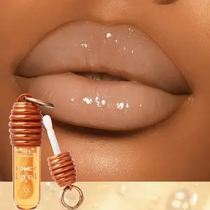 Honey-Scented Essential Oil Lip Balm: Moisturizing and Brightening, Plumps Lips-Perfect for Dates, Parties, and Christmas Gifts