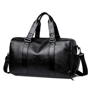 BIGWIG Unisex Travel Duffle Bag - Durable Waterproof Vegan Leather, Polyester, Zip Closure, Lightweight Gym & Weekender Overnight Luggage Bag