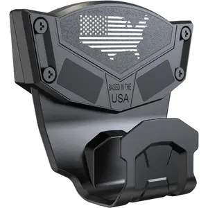 Gun Magnet Mount for Truck Car Vehicle,Magnetic Gun Mount for Pistol Shotgun Revolver with Trigger Guard Protect,Gun Magnet Rate Max 15 LBS Conceal in Desk Safe Wall Easy to Access&Release