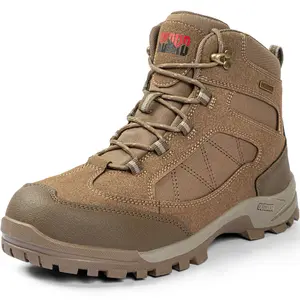 RCORD Women’s Waterproof Steel Toe Safety Boots – Non-Slip Protective Work Shoes for Construction Sites, Warehouses & Outdoor Jobs