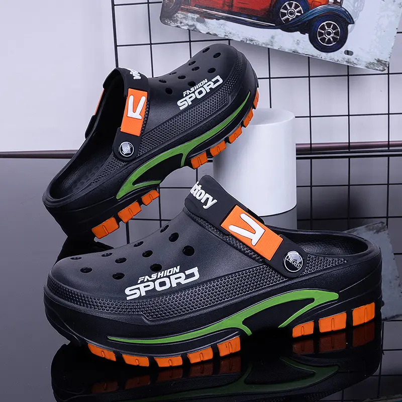 Men’s Quick Dry Lightweight Summer Beach Shoes Breathable Outdoor Garden Slippers Casual Waterproof Slip On Clogs Footwear for Men Non Slip Sandals, Slip Ons Slippers, Walking Slippers