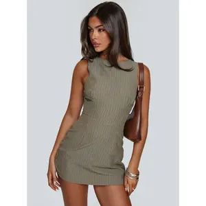 Yumiko Romper Green Stripe