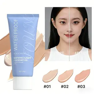MayCheer Natural Luminous Foundation Waterproof Sweatproof Matte Concealer Hydrating Oil Control BB Cream Flawless Daily Makeup Classic Ivory Moisturizing Concealer & Oil Control Moisture - Moisturizer Cover Up Hydrate - Cosmetic bb cream free sample