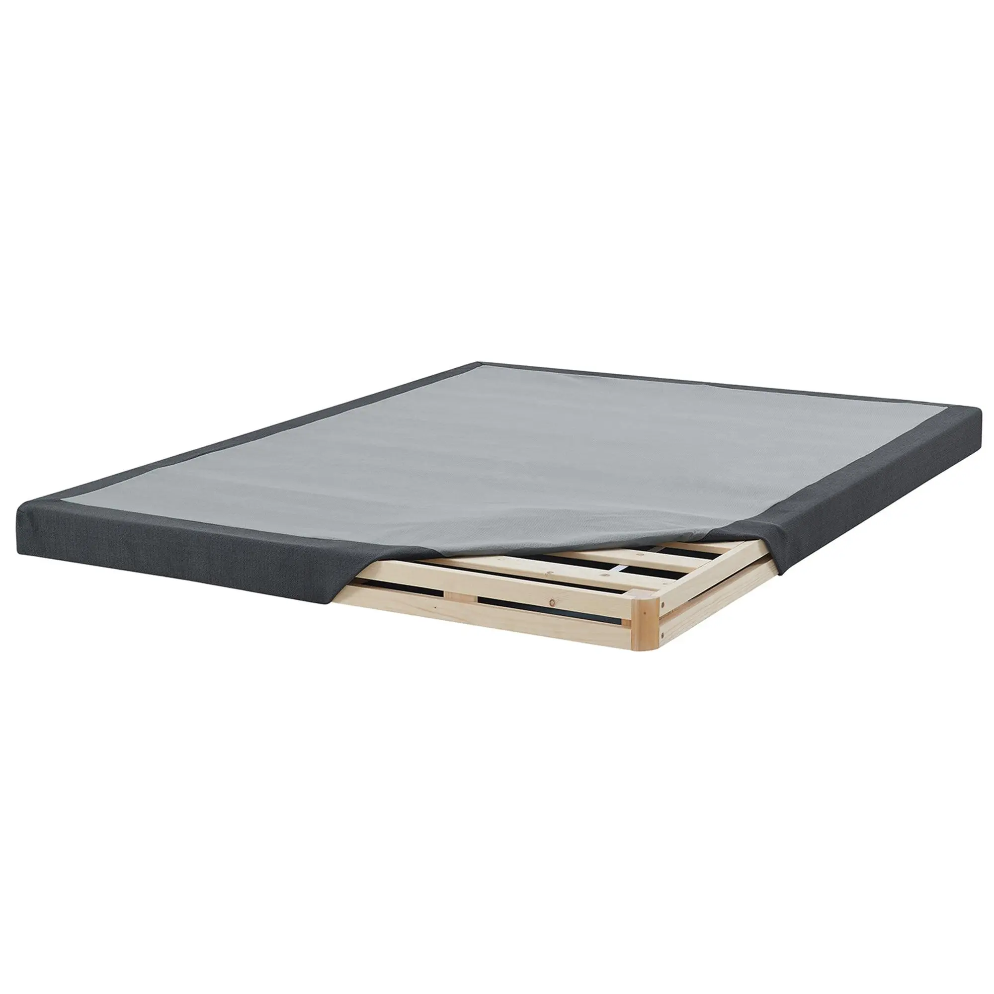 Hercules 4 Inch Low Profile Foundation Mattress Box Spring Replacement, King/Queen
