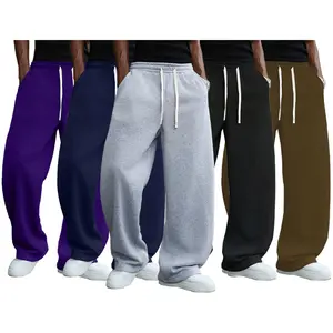 Men's Classic Heavyweight Fleece Joggers 3 Pack - Perfect for Fall & Winter