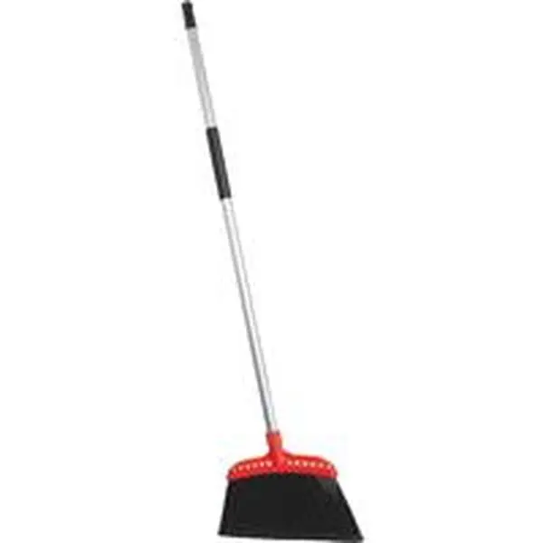 Ames 4047 Synthetic Giant Angle Broom - Metal Bristle, 7 in. Bristle Length, 7/8 in. Handle Diameter, 54 in. Overall Length, 13 in. Sweeping Width, Long Handle for Indoor & Outdoor Home Care Use, Bristle Length: 7 In.