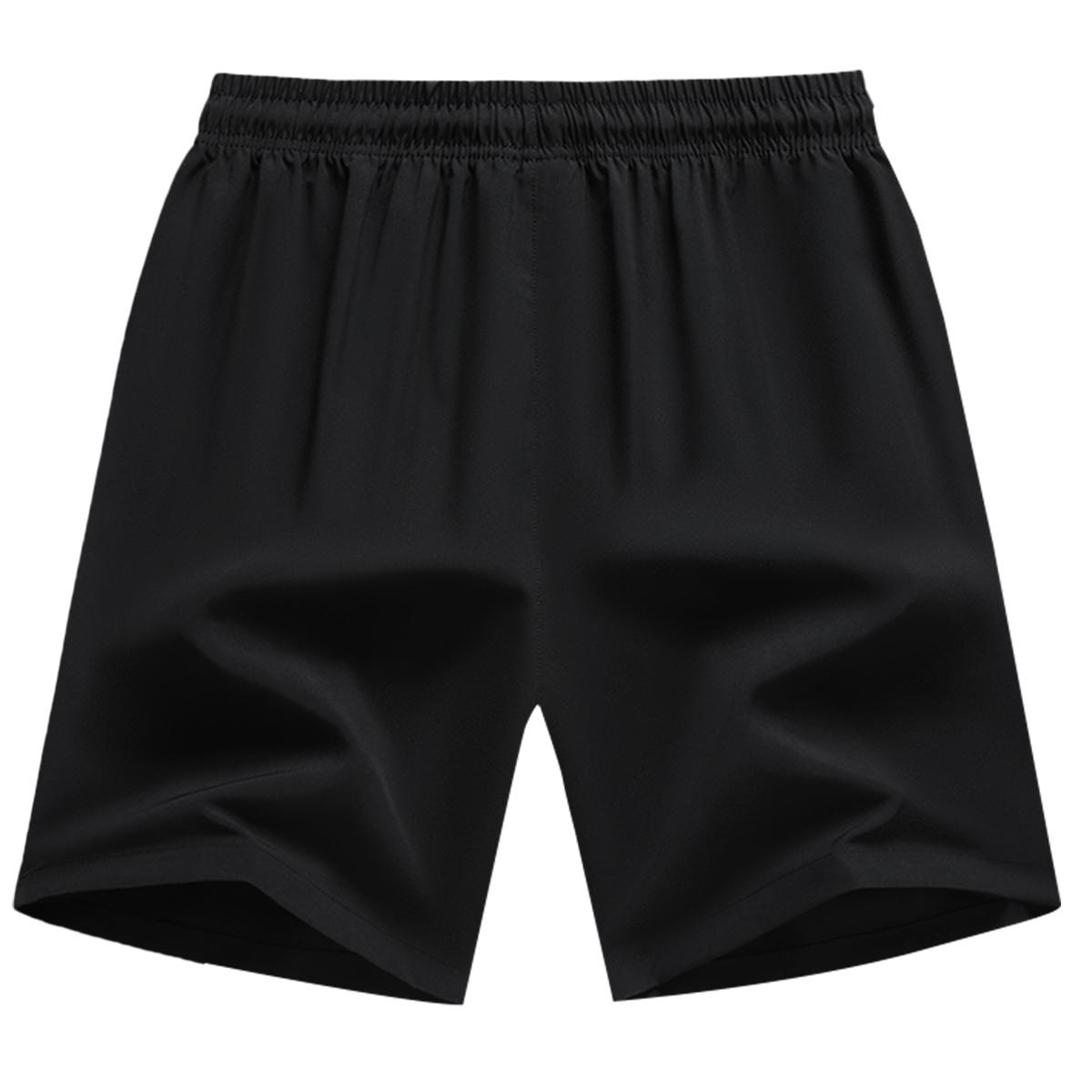 Men's 5 Pack Quick Dry Summer Shorts, Breathable Elastic Waist Casual Shorts with Zipper Pockets, Perfect for Hot Weather & Daily Wear