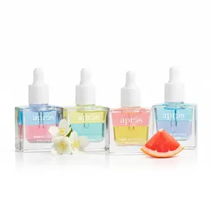 APRÉS 15ml Cuticle Serum - Nail Care Solution, Lightweight Nail Strengthening Treatment Oil, Fast-Absorbing Non-Greasy Manicure Treatment Infused with Turmeric, Almond, Jojoba Oils & Vitamin B for Daily Maintenance (Softening Effect)