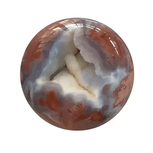 Natural Pink Sakura Agate Sphere