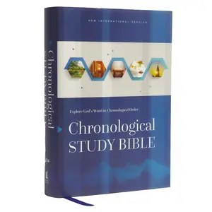 NIV, Chronological Study Bible, Hardcover, Comfort Print: Holy Bible, New International Version by Thomas Nelson [Hardback Book]