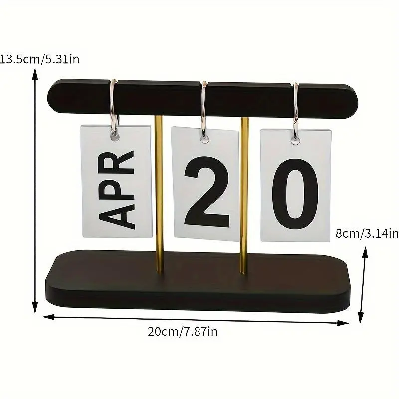 Nordic minimalist creative flip calendar, Calendar Design, Calendar Display, desktop ornament, home living room, dining table, coffee table, office desk decoration, Office Stationery Supplies