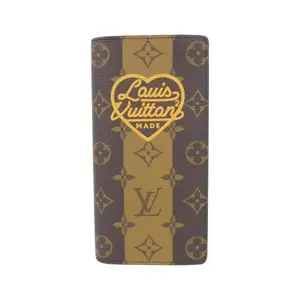 Pre-owned Louis Vuitton Canvas Small Leather Goods LV Squared Monogram Long Wallet