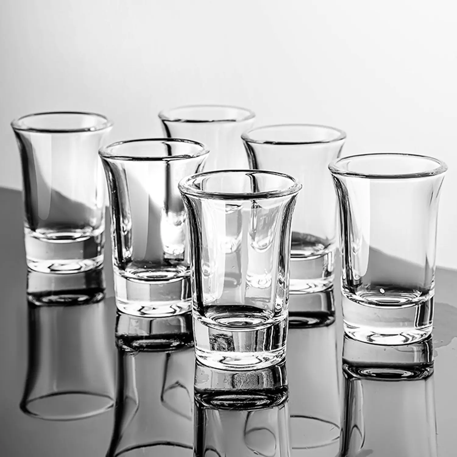 6/12 Piece Small Wine Glass Set, 1.5 Oz (40 Ml) Transparent Round Glasses, Shot Glasses, Shot Cup Glasses, Drinkware Glass, Drinking Glass, Drinking Glassware, Ideal for Vodka Whiskey Tequila Brandy Espresso, Restaurant Bar Party Gift