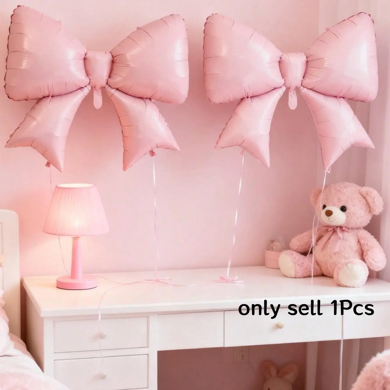 Bow Balloons, Giant Aluminum Foil Butterfly Bows, Perfect for Fun Birthday Parties, Single Party, Engagement, Wedding Anniversaries, Butterfly Balloon Decorations