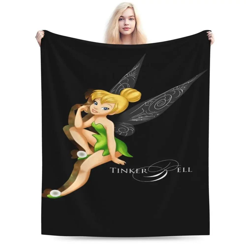 Tinker Bell and the Legend of the NeverBeast Cartoon Fleece Throw Blanket Soft Flannel Blanket, an ideal Gift for Children Suitable For Use on Sofas, Beds, or For Travel, Gentle on The Skin, an Excellent Gift Multi-Purpose Holiday Blanket