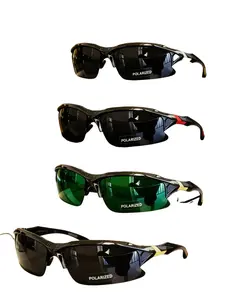 4PCS Trendy Sports Sunglasses | Viral Outdoor Wrap Around Sun Glasses | Polarized UV400 Protection Eyewear | Lightweight Anti Glare Shades for Men Women Fishing Hiking Cycling Driving