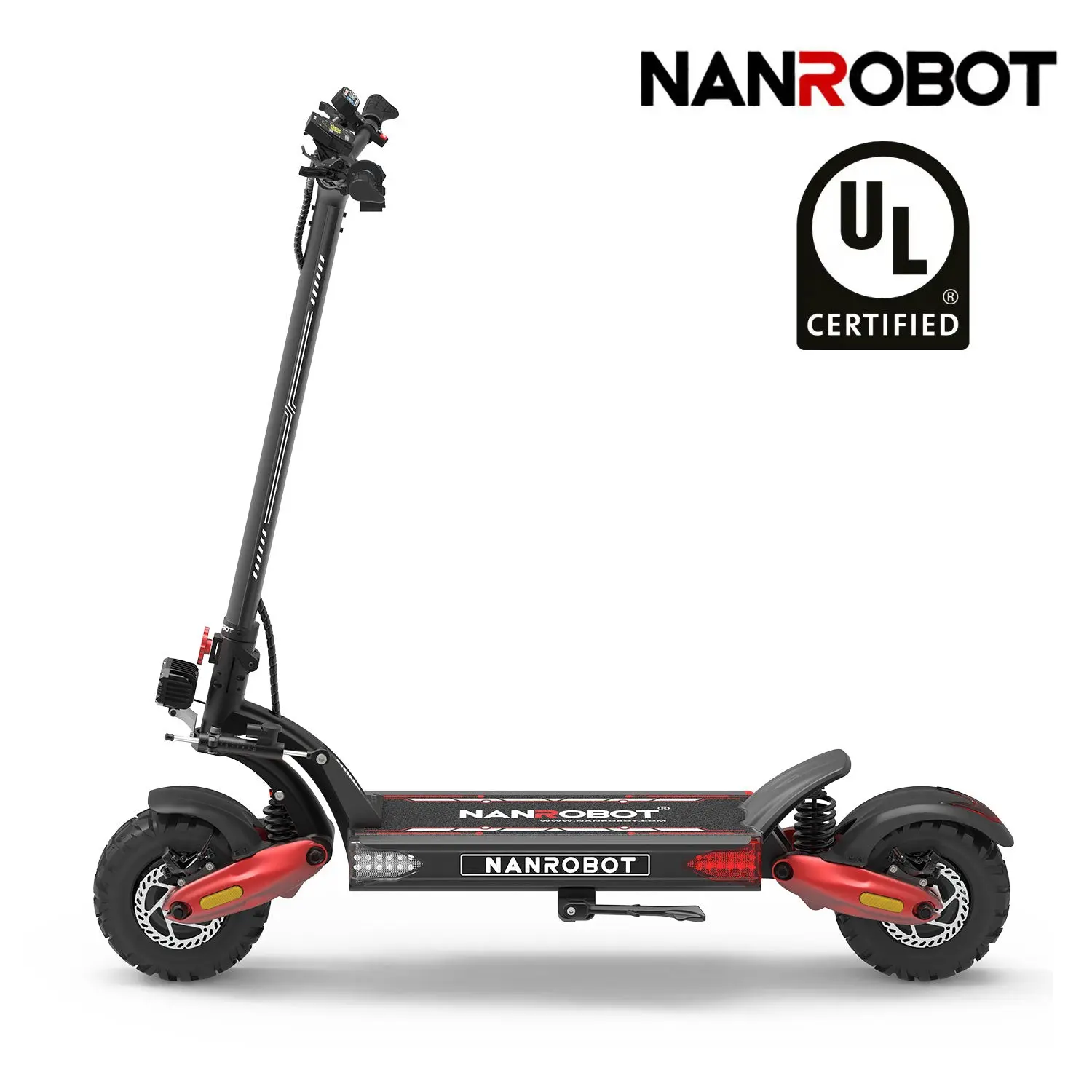 NANROBOT LS7+ 72v Electric Scooter for Adults - 74.5mph Fastest Speed, Dual 3000W Motor, Long Range
