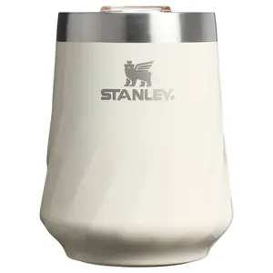 Stanley 11 oz Stainless Steel Swirl Wine Tumbler Cream Gloss