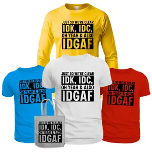 Just so we're clear Screen Print Transfer