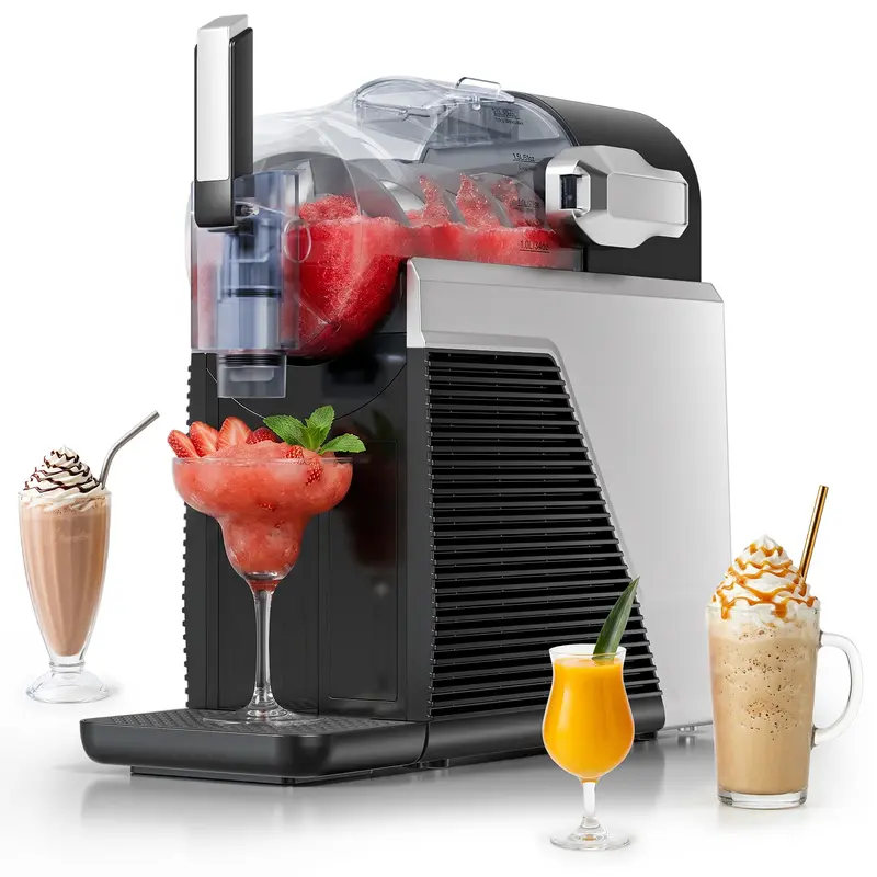XBEAUTY Compact 67oz Kitchen Slushie Maker for Home & Family - High-Efficiency Motor Frozen Blending Machine, No Ice Needed, Adjustable Hardness, Self-Cleaning, Safety Protection, Detachable Parts, 10% Sugar Compatibility