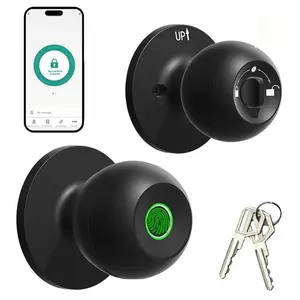 Fingerprint Door Lock, 1pc Lock with Anti-theft Function, Intelligent Door Knob with APP Suitable for Rooms, Offices, Apartments, Warehouses, and Garages 2025 #mothersday Gift