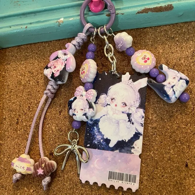Skull Panda Keychain - Cute Quirky Panda Skull Bag Charm, Versatile Accessory for Everyday Use, Quirky Charm, Animal Shape