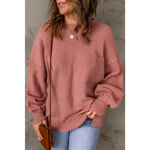 Puffy Sleeve Cozy Sweater