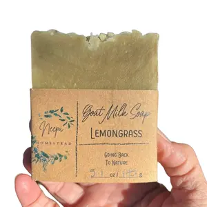 Lemongrass Goat Milk Soap Body Care Skin Repair