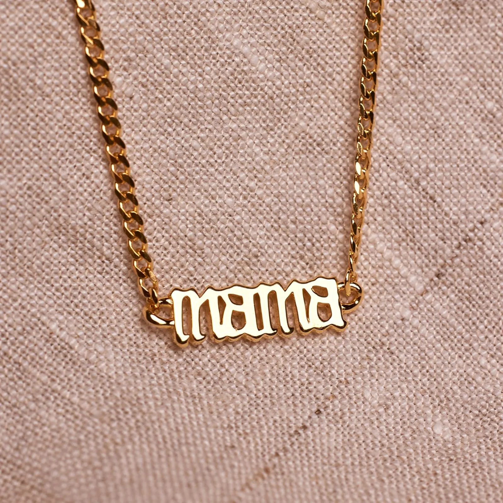Mama Curb Chain Choker Mama Curb Chain Choker