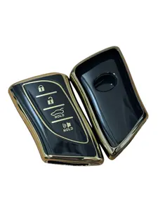 Lexus Key Fob Cover, Premium Soft TPU Full Protection Key Fob Case for Lexus ES350 ES300h UX200 LS500 LS500H LC500 LC500h Smart Remote Key