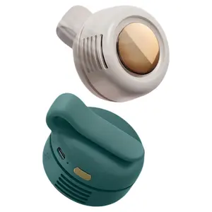 Summer Portable Silent Mini Bladeless Electric Fan Adjustable 3-speed Suspended Waist Fans USB Rechargeable Personal Fan for Outdoor Travel Fathersdaygift,Perfect Gift