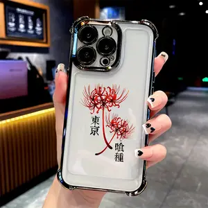 Transparent Soft Back Phone Case - Tokyo Hot Comic G-Ghoul Compatible with iPhone 17 Air 16 15 14 13 12 11 Pro Max Plus , Featuring a Transparent Soft Back for Drop