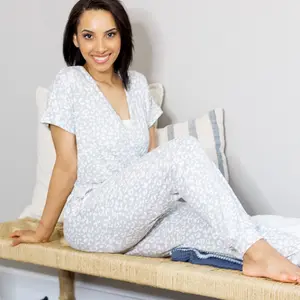 Brushed Cheetah Jogger Jumper