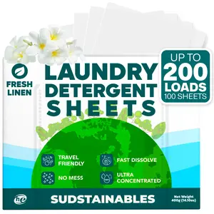 Laundry Detergent Sheets (100 sheets 200 loads)