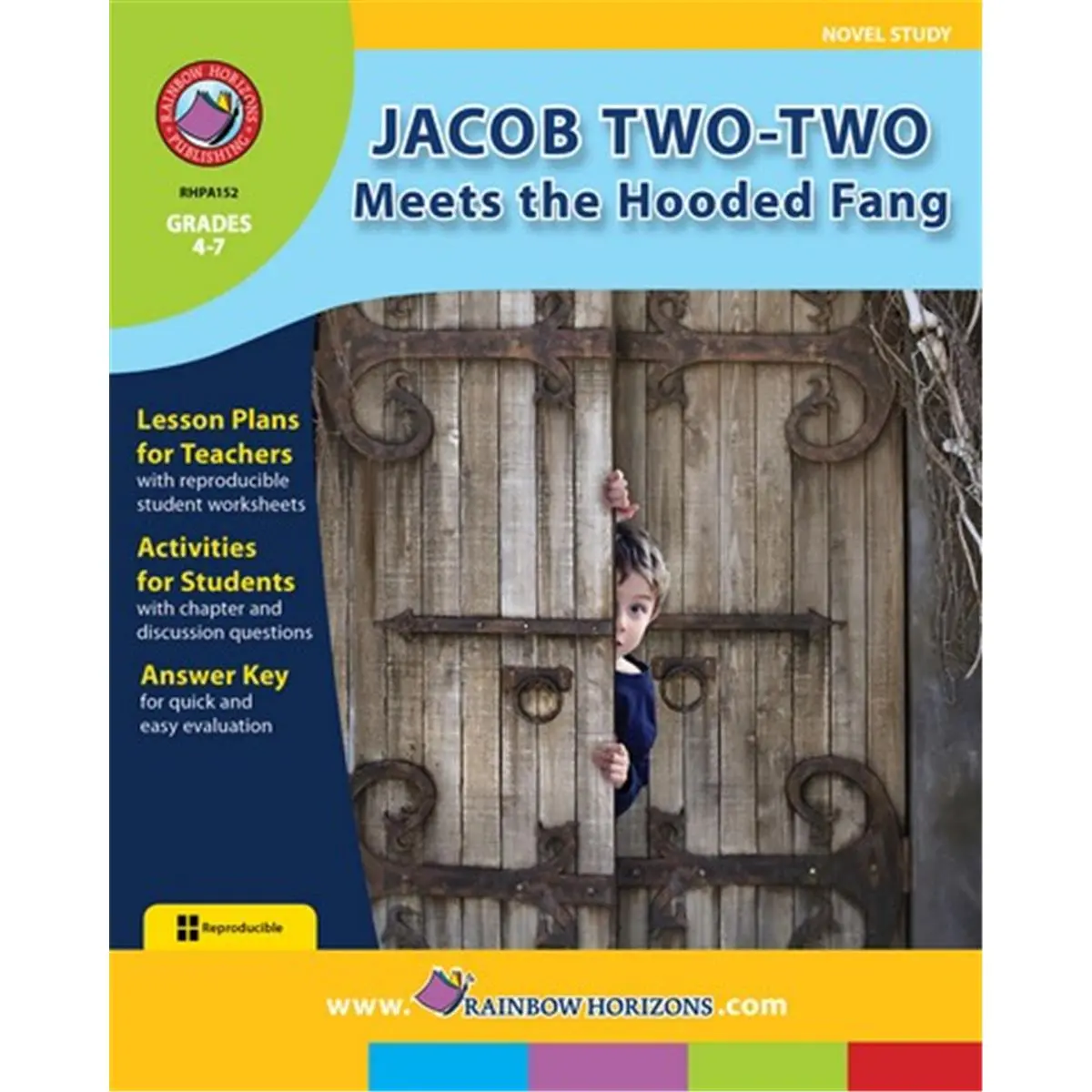 212 MAIN Jacob 2-2 Meets the Hooded Fang Novel Study - Grade 4-7 Teacher Resource with Activities, Dungeon-Integrated Lesson Plans, Student Worksheets