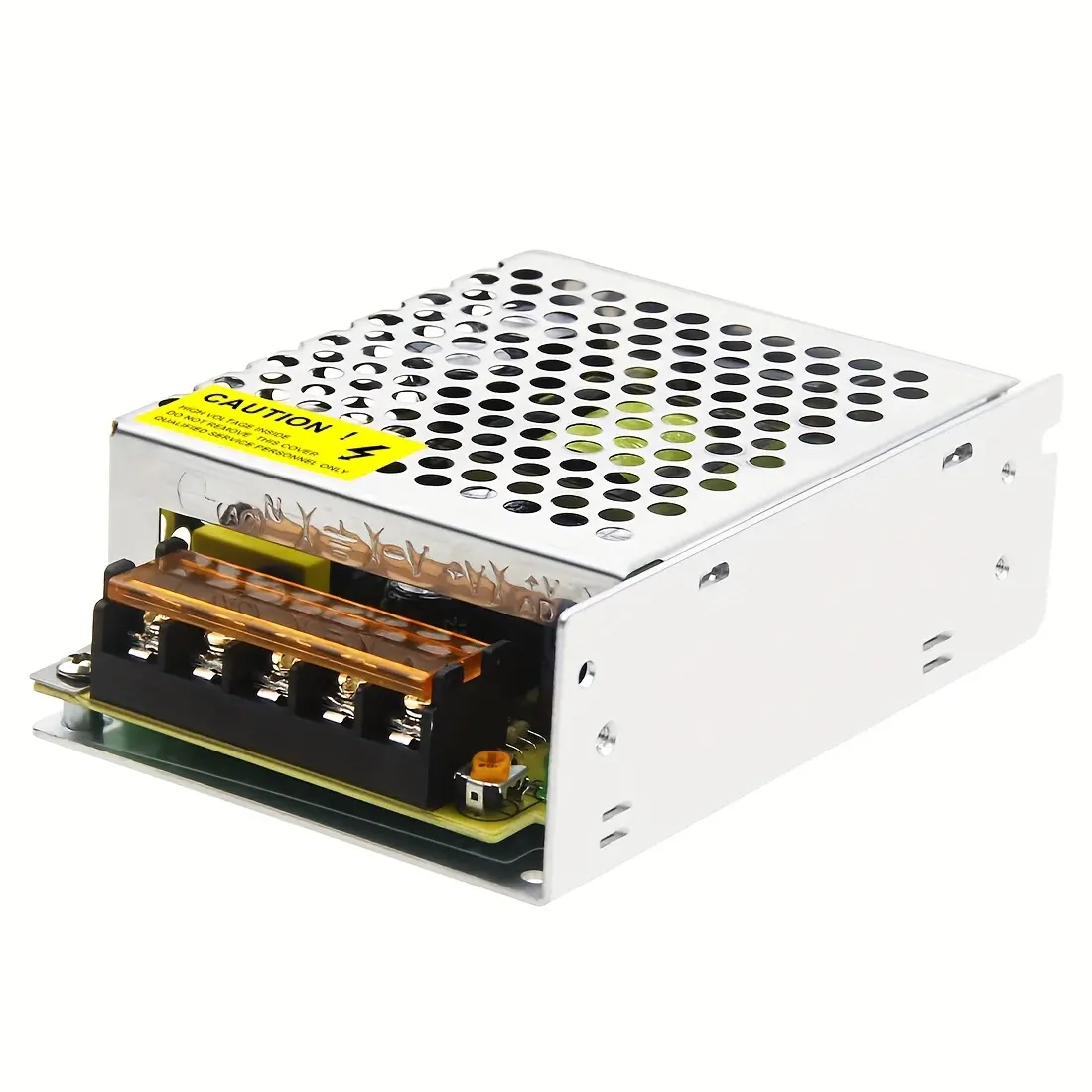 12V 5A DC Universal Regulated Switching Power Supply Transformer - 60W, 110V Compatibility, DC12V 5A Max, Surge Protection, Rugged Heavy Duty Enclosure, CE Certified for LED Strip Light, Electronic Equipments