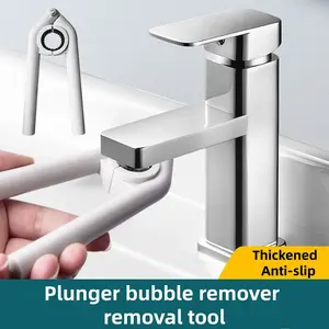 1 piece kitchen and bathroom faucet disassembly wrench, Plumbing Wrench, Effortless Disassembly: anti slip twist design+metal fastening universal aerator filter screen disassembly/filter port suitable for home maintenance/installation tool