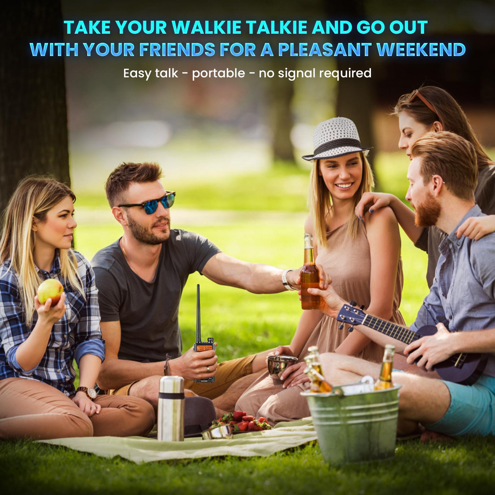 【Christmas Gift】Baofeng UV-5R Dual Band Two Way Radio Transceiver, USB Charging Long Range Supports CHIRP Portable Handheld Walkie Talkie, Wireless Electronic Gadgets, Digital Intercom, Compact, Device, Remote, Durable Handheld Ham Radio Transceiver