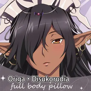 Anime Dakimakura Japanese Otaku Waifu Life Size Doublesided Print Hugging Body Pillov Cover BlackBeast  origa  Disukorudia