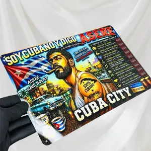Soy cubano y digo Asere cuba City placa para carro 12x6 pulgadas