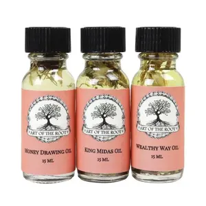 Money 3 OIL SET with Money Drawing, Wealthy Way & King Midas Oils (Wiccan Pagan Conjure) | Art Of The Root