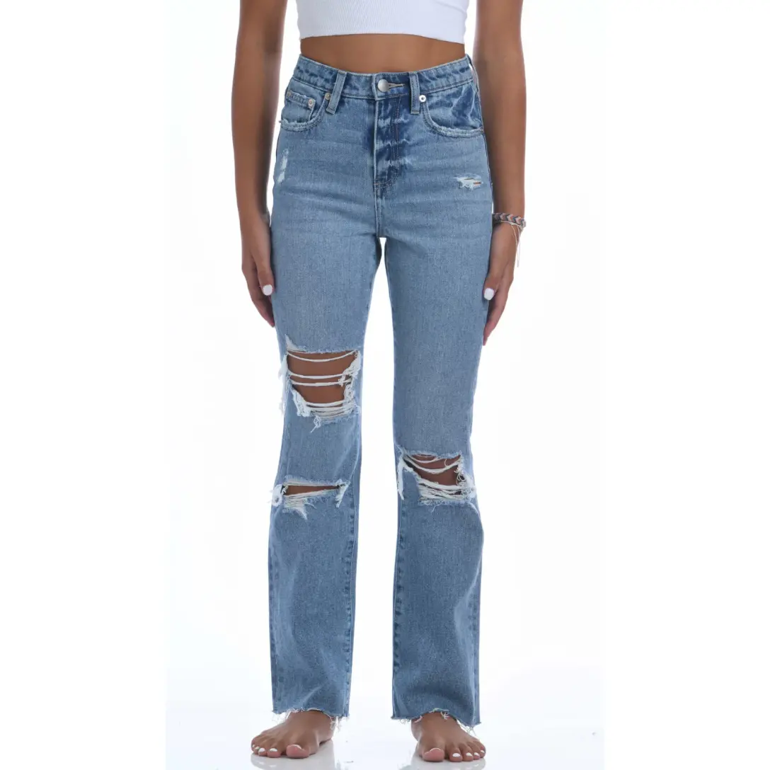 KatiejNYC LA Distressed Stretch Jeans