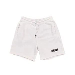 Limited Edition ℒ𝒾𝓋ℯ 𝒰𝓃𝒹ℯ𝓇 𝒱𝒾𝒸𝓉ℴ𝓇𝓎 French Terry Shorts - Off White