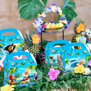 LaVenty Moana Party Gift Box Moana Party Supplies Moana Party Decorations Moana Birthday Party Gifts Moana Party Gift Box Moana Party Style Box