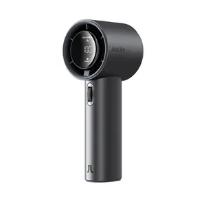 JISULIFE Handheld Fan Pro1S - 5000mAh Battery, 9m/s Wind Speed, Digital Display, USB Rechargeable, Portable Fan for Travel & Outdoor, Gifts for Women Men, Brushless Motor, 15000 RPM, 3-15 Hours Cooling