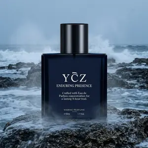 TikTok Viral Blue Men's Cologne | Woody Marine 50ml Long-Lasting!