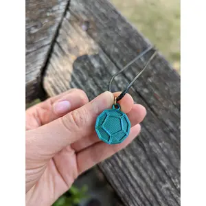 D20 Necklace Game Master Necklace PLA Necklace Dice Accessories Dice Guardian TTRPG Gift rpg gift gamer gift nerd gift TTRPG Christmas
