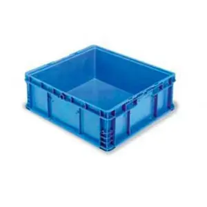 Lewis Bins B649665 ORBIS Stakpak Modular Straight Wall Container - 24 x 22.5 x 8.687 in. - Blue - Polyethylene