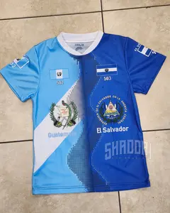 Camiseta Combinada de Guatemala y El Salvador Unisex